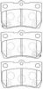 TOYOT 0446630230 Brake Pad Set, disc brake